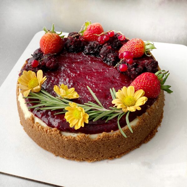 چیزکیک میوه‌ای